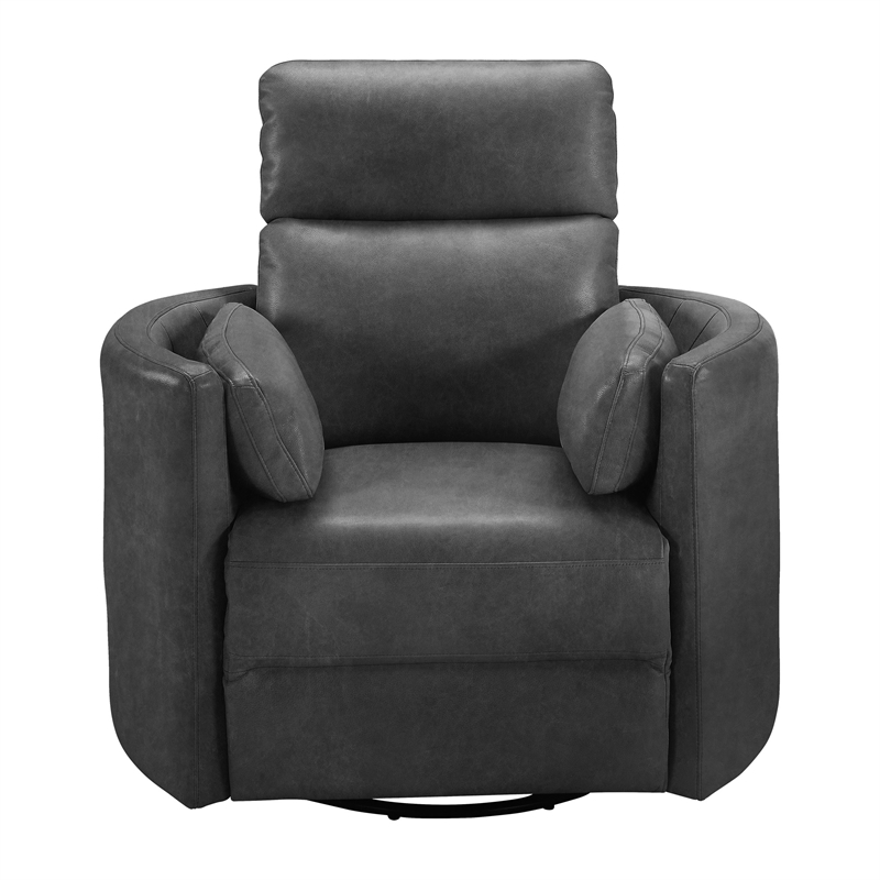 Parker Living Radius - Vintage Slate Swivel Power Glider Recliner Two Pack