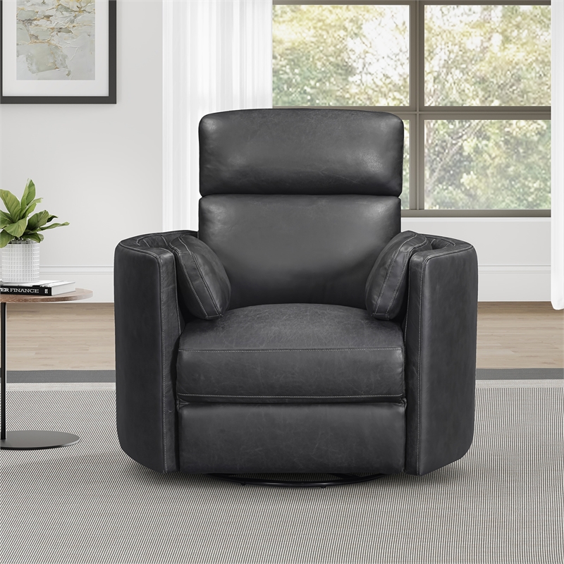 Parker Living Radius - Vintage Slate Swivel Power Glider Recliner Two Pack