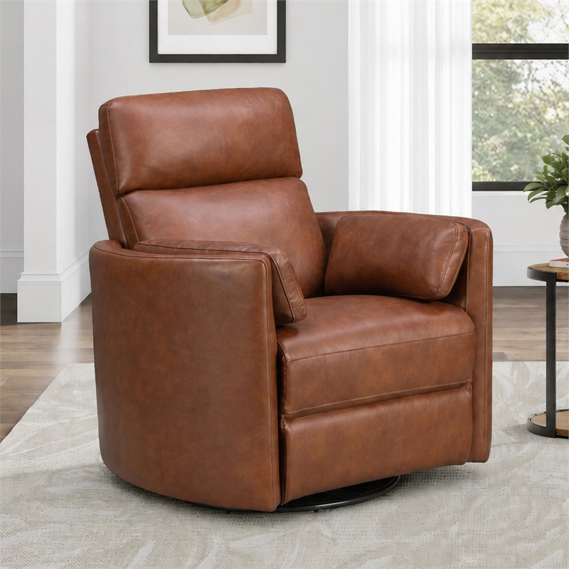 Parker Living Radius - Vintage Whiskey Swivel Power Glider Recliner Two Pack