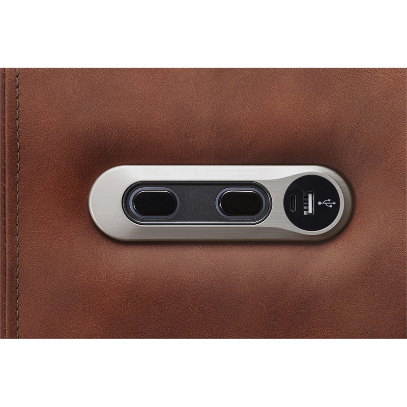 Parker Living Radius - Vintage Whiskey Swivel Power Glider Recliner Two Pack