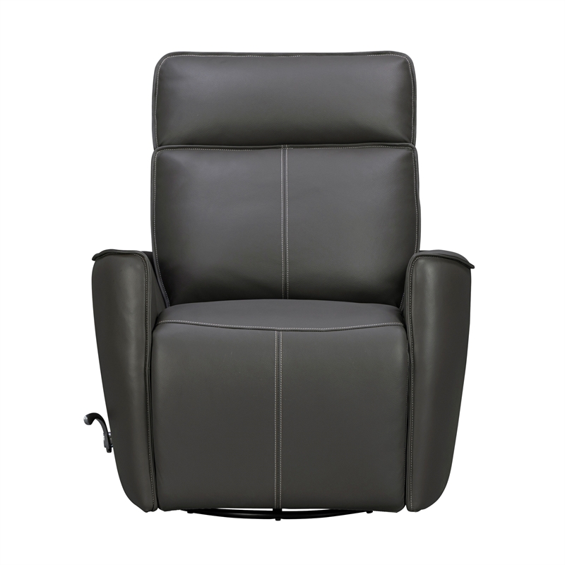 Parker Living Roxy - Abby Dark Grey Manual Swivel Glider Recliner