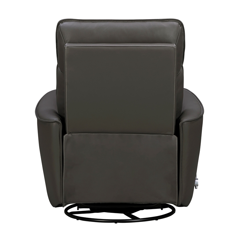 Parker Living Roxy - Abby Dark Grey Manual Swivel Glider Recliner