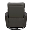 Parker Living Roxy - Abby Dark Grey Manual Swivel Glider Recliner