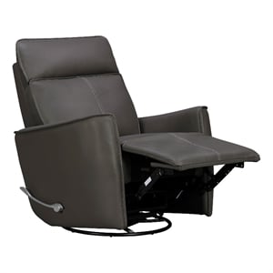 Parker Living Roxy - Abby Dark Grey Manual Swivel Glider Recliner
