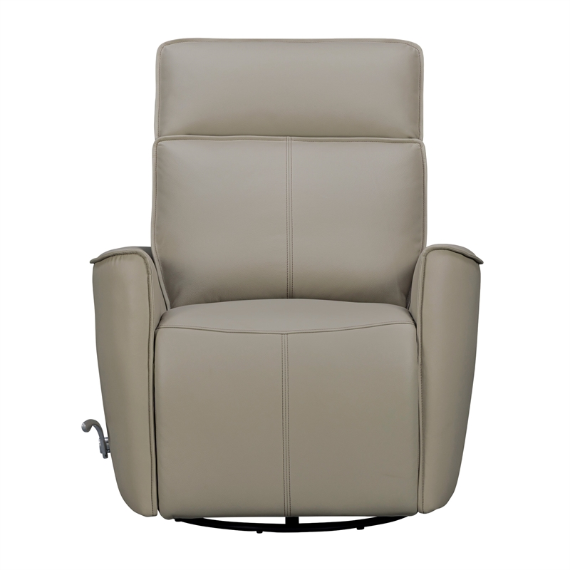 Parker Living Roxy - Abby Light Grey Manual Swivel Glider Recliner