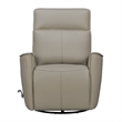 Parker Living Roxy - Abby Light Grey Manual Swivel Glider Recliner