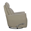 Parker Living Roxy - Abby Light Grey Manual Swivel Glider Recliner