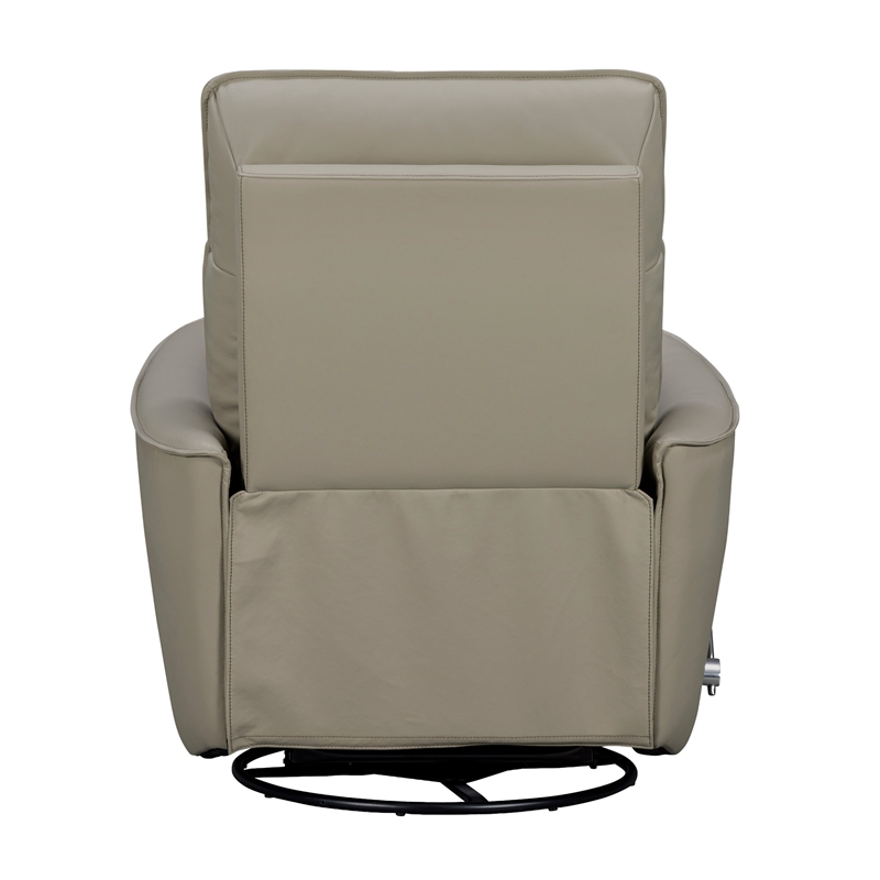 Parker Living Roxy - Abby Light Grey Manual Swivel Glider Recliner