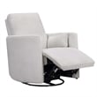 Parker Living Turner - Acadia White Manual Swivel Glider Recliner