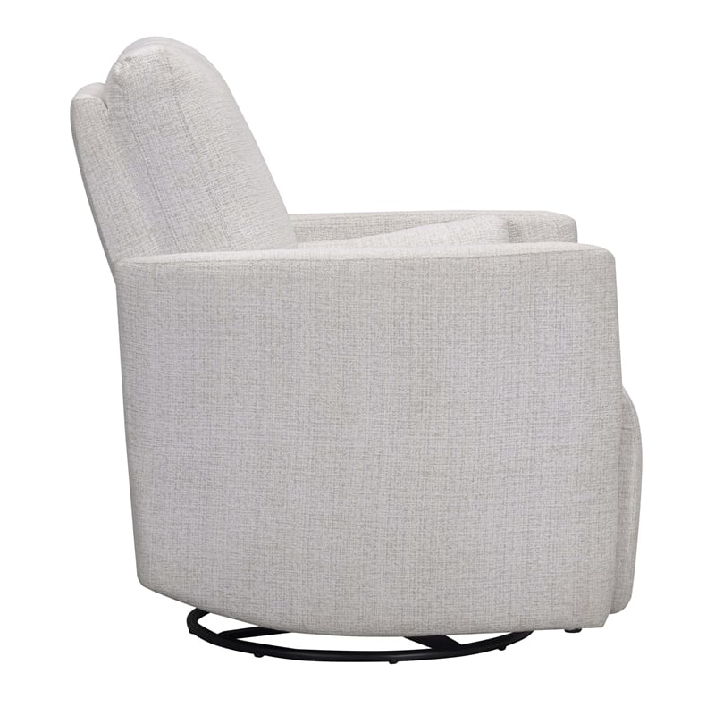 Parker Living Turner - Acadia White Manual Swivel Glider Recliner