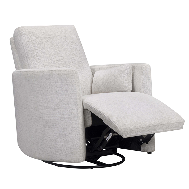 Parker Living Turner - Acadia White Manual Swivel Glider Recliner Two Pack