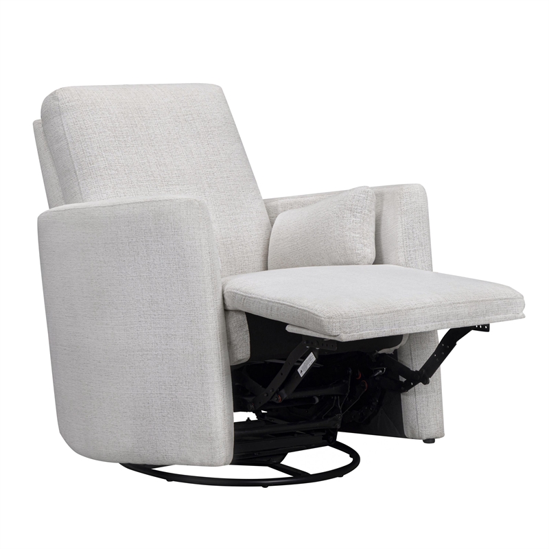 Parker Living Turner - Acadia White Manual Swivel Glider Recliner Two Pack