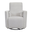 Parker Living Turner - Acadia White Manual Swivel Glider Recliner Two Pack