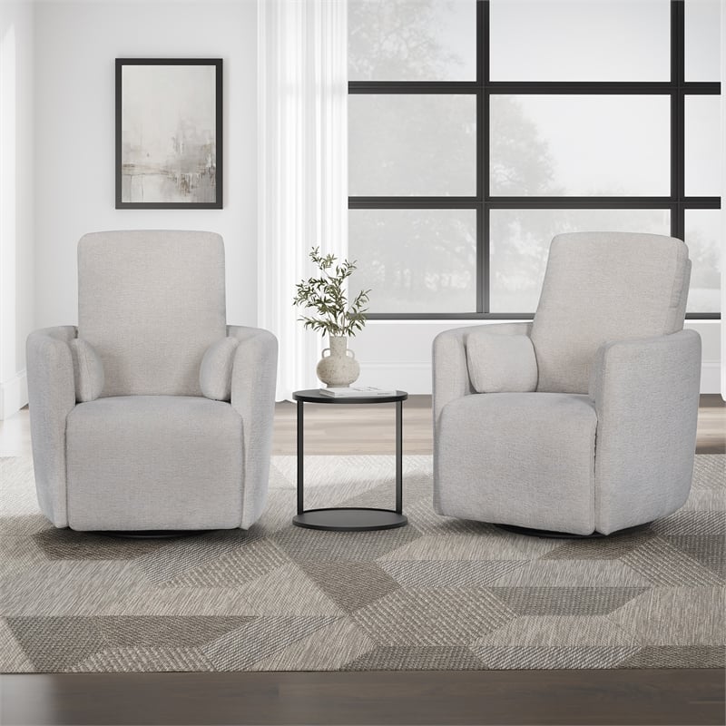 Parker Living Turner - Mascarpone Manual Swivel Glider Recliner Two Pack