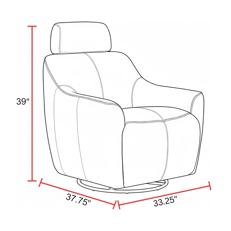 Parker Living Miles - Renaissance Cinnamon Swivel Gliding Accent Chair