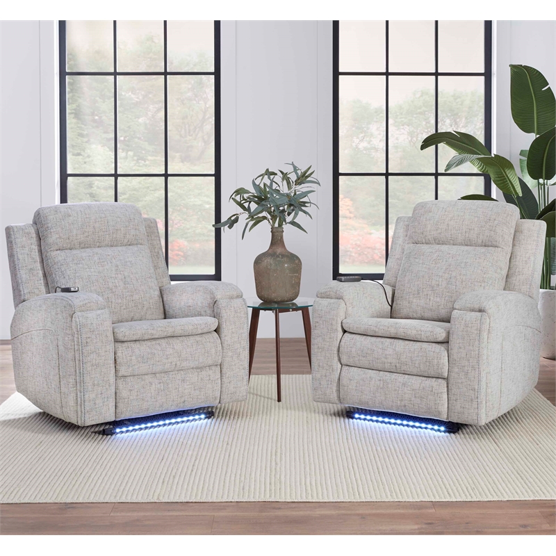 Parker Living Armstrong - Shore Power Recliner with Heat-Massage Two Pack