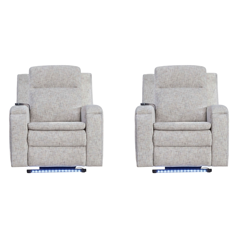 Parker Living Armstrong - Shore Power Recliner with Heat-Massage Two Pack