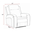 Parker Living Armstrong - Shore Power Recliner with Heat-Massage Two Pack