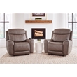 Parker Living Callahan - Brunette Power Lift Recliner with Heat Massage Two Pack