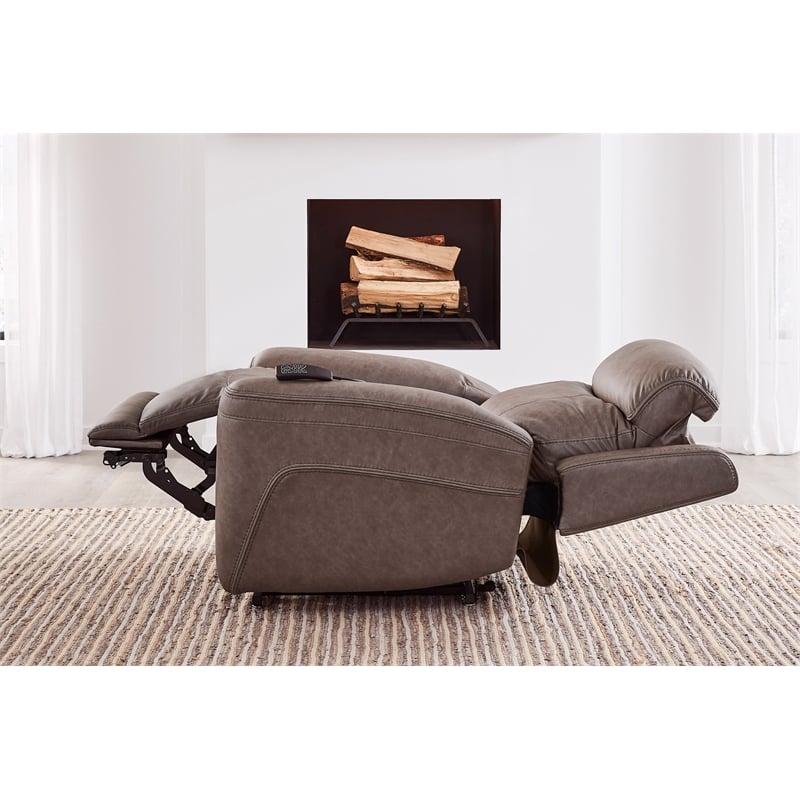 Parker Living Callahan - Brunette Power Lift Recliner with Heat Massage Two Pack