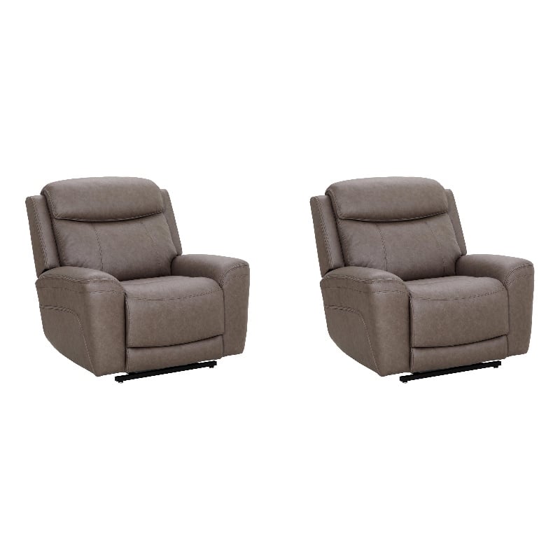 Parker Living Callahan - Brunette Power Lift Recliner with Heat Massage Two Pack