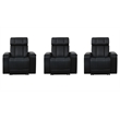 Parker Living Phoenix - Autumn Black ZG Power 3 Seat Home Theater Seating