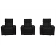 Parker Living Phoenix - Cabot Ebony ZG Power 3 Seat Home Theater Seating