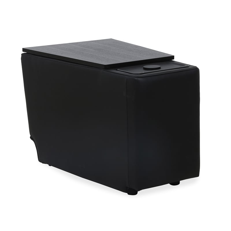 Parker Living Phoenix - Black ZG Power 2 Seat Home Theater Seating with Wedge