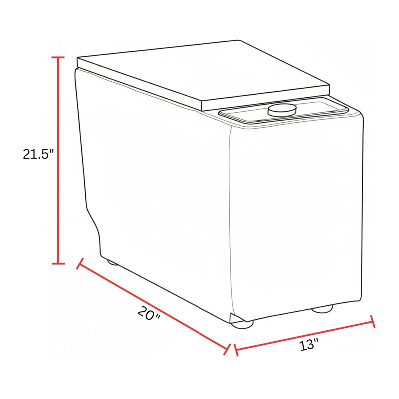 Parker Living Phoenix - Caramel ZG Power 2 Seat Home Theater Seating with Wedge
