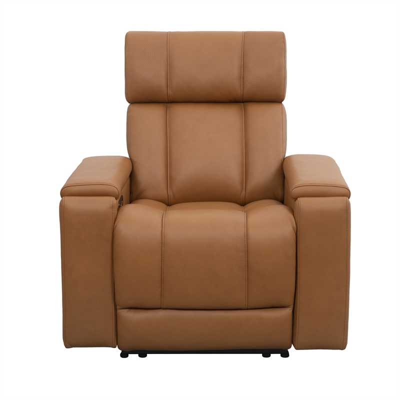 Parker Living Phoenix - Caramel ZG Power 3 Seat Home Theater Seating with 2 Wdgs