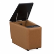 Parker Living Phoenix - Caramel ZG Power 3 Seat Home Theater Seating with 2 Wdgs