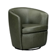 Parker Living Barolo - Sage Italian Leather Swivel Club Chair Two Pack