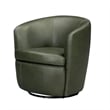 Parker Living Barolo - Sage Italian Leather Swivel Club Chair Two Pack