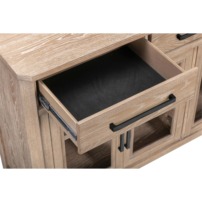 Parker Living Breckenridge - Counter Table with 4 Stools and Buffet Server