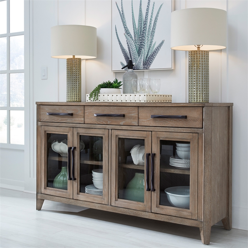 Parker Living Breckenridge - 78 Inch Table with 4 Chairs and Buffet Server