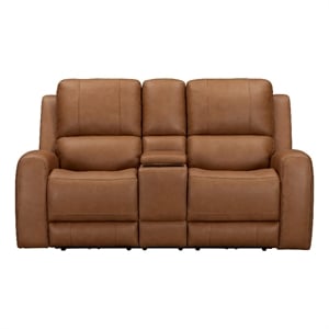 Parker Living Belmont - Caramel ZG Power Reclining Tilt Console Loveseat