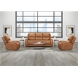 Parker Living Belmont - Caramel ZG Power Reclining Sofa and 2 Recliners