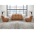 Parker Living Belmont - Caramel ZG Power Reclining Sofa and 2 Recliners