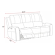 Parker Living Belmont - Caramel ZG Power Reclining Sofa and Recliner
