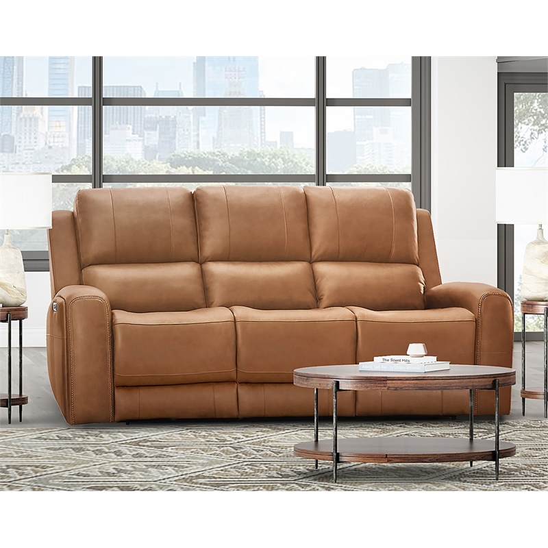 Parker Living Belmont - Caramel ZG Power Reclining Sofa and Recliner