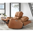 Parker Living Belmont - Caramel ZG Power Reclining Sofa and Loveseat