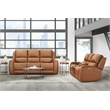 Parker Living Belmont - Caramel ZG Power Reclining Sofa and Loveseat