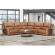 Parker Living Belmont - Caramel 7 Piece ZG Power Reclining Sectional