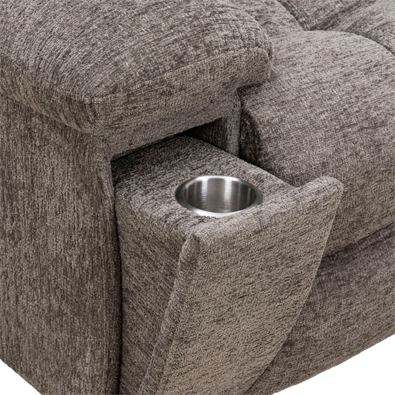 Parker Living Buster - Stone Manual Glider Reclining Sofa and Two Recliners