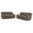 Parker Living Buster - Stone Manual Reclining Sofa and Loveseat