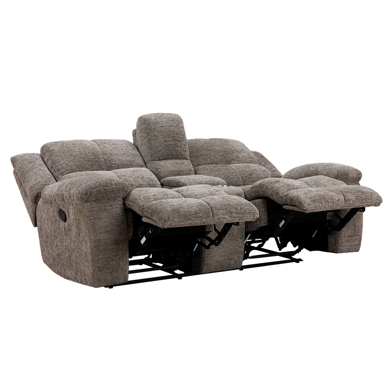 Parker Living Buster - Stone Manual Reclining Sofa and Loveseat