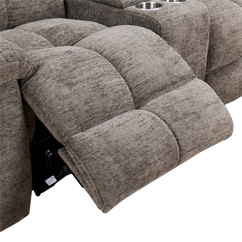 Parker Living Buster - Stone Manual Reclining Sofa and Loveseat