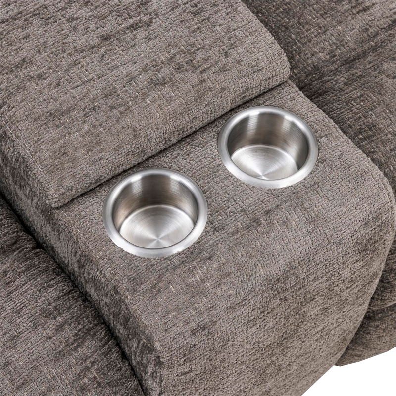 Parker Living Buster - Stone Manual Reclining Sofa and Loveseat