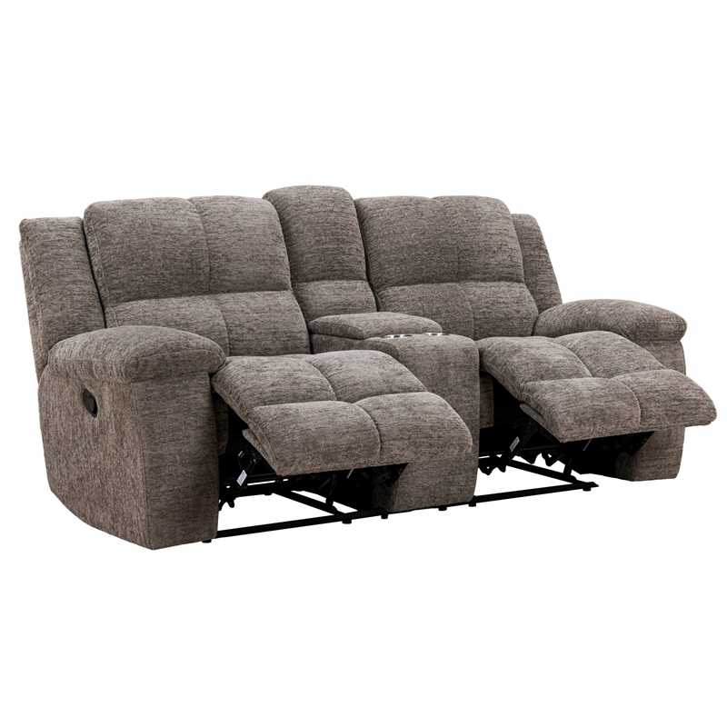 Parker Living Buster - Stone Manual Reclining Sofa Loveseat and Recliner