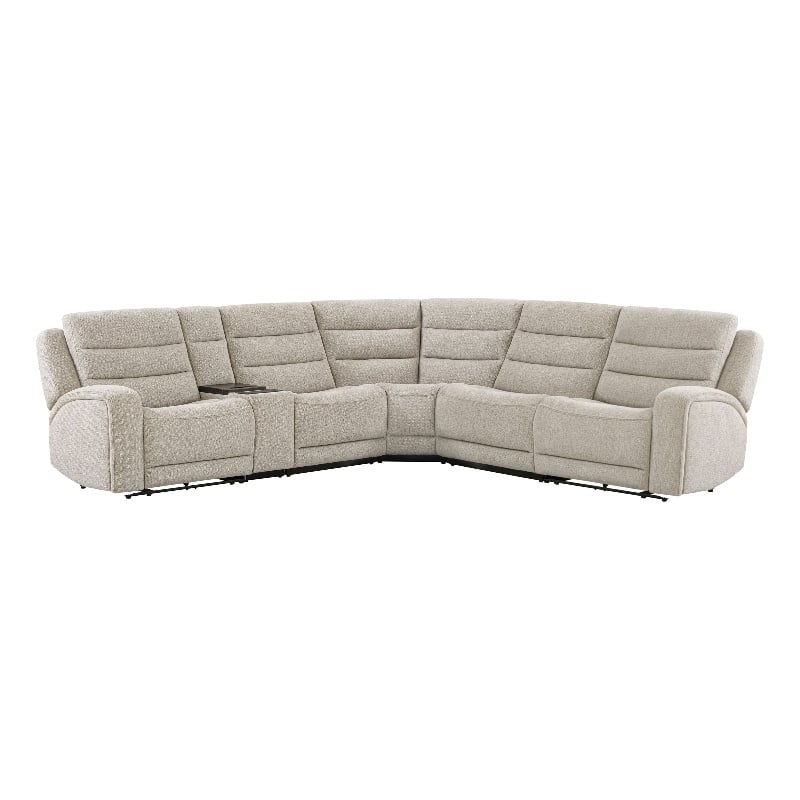 Parker Living Felix - Mari Fawn 6 Piece ZG Power Reclining Sectional